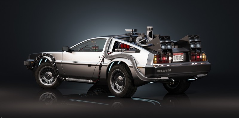 DMC-12 time machine from the film Back to the Future. Photo: Talkaudi.co.uk