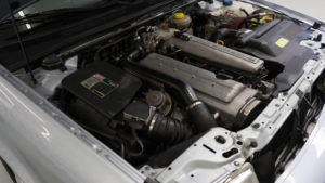 Car engine close up